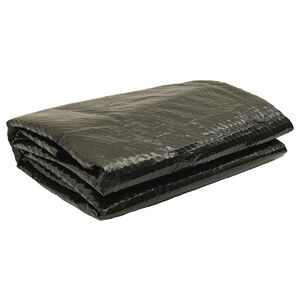 vidaXL Poolabdeckung Schwarz 527 cm PE
