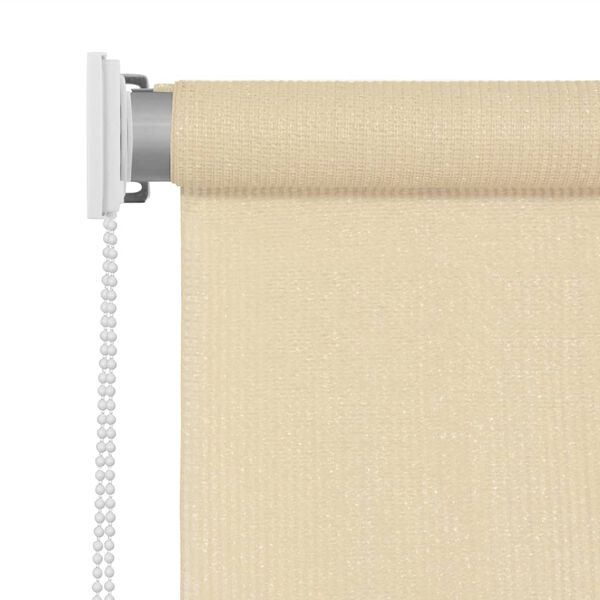 vidaXL Au&szlig;enrollo 200 x 230 cm Cremewei&szlig;