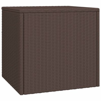 vidaXL Beistelltische 3 Stk. Braun Poly Rattan