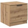 vidaXL Bettschrank 2 pcs Artisan-Eiche 40 x 39 x 40 cm Holzwerkstoff