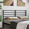 vidaXL Ersatz-Kopfteil Metall Schwarz 160 cm
