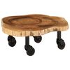 vidaXL Couchtisch Massivholz Akazie 60x55x25 cm