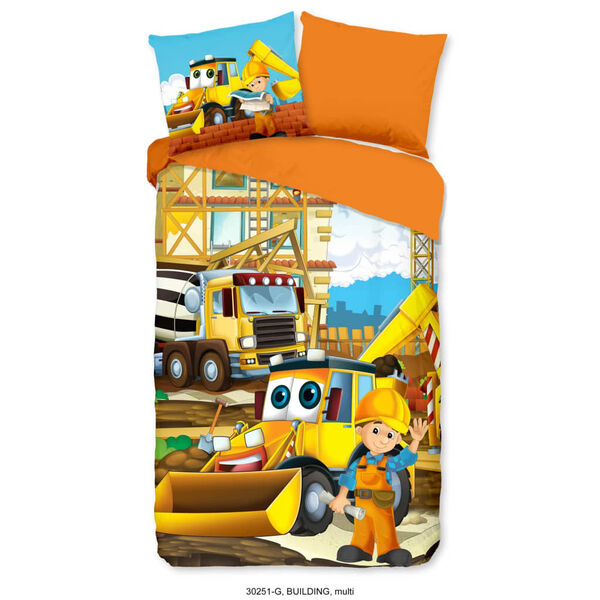 Good Morning Kinderbettw&auml;sche Building 140&times;200/220 cm