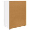 vidaXL Stauraumschr&auml;nke 2 pcs Hochglanz Wei&szlig; 80 x 48 x 105 cm