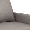 vidaXL Sessel Taupe 60 cm Stoff