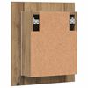 vidaXL LED-Spiegelschrank Artisan-Eiche 40x12x45 cm Holzwerkstoff