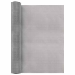 vidaXL Mesh Bildschirm 40 x 1000 cm 60 Mesh Edelstahl 201 Silber