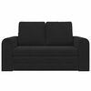 vidaXL Schlafsofa Schwarz 148 x 71 x 83 cm Samt