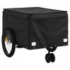 vidaXL Fahrradanh&auml;nger Schwarz 45 kg Eisen
