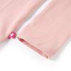 Kinder-Langarmshirt Hellrosa 104