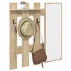 vidaXL Wandmontierter nachttisch Sonoma-Eiche 100 x 10 x 100 cm