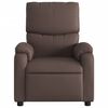 vidaXL Massagesessel Braun Kunstleder