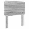 vidaXL Bettrahmen Graues Sonoma 90 x 190 cm Massives Kiefernholz