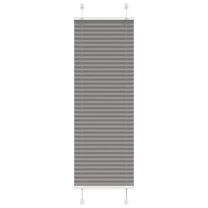 vidaXL Plissee Anthrazit 40x100 cm Stoffbreite 39,4 cm Polyester