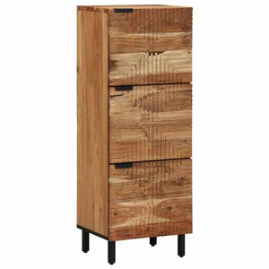 vidaXL Highboard mit Regal Braun 40 x 33 x 110 cm Massivholz Mango