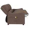 vidaXL 3-Sitzer Massagesessel Taupe Stoff