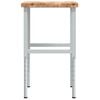 vidaXL Werkbank 80x60x(73-99,5) cm Massivholz Akazie Rechteckig