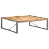 vidaXL Couchtisch 120x120x40 cm Raues Mangoholz
