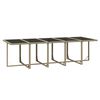 vidaXL 15-tlg. Garten-Essgruppe mit Kissen Poly Rattan Beige