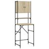 vidaXL Waschmaschinenschrank Sonoma-Eiche 68x48,5x194 cm