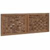 vidaXL Bettkopfteil Natur Massivholz Teak