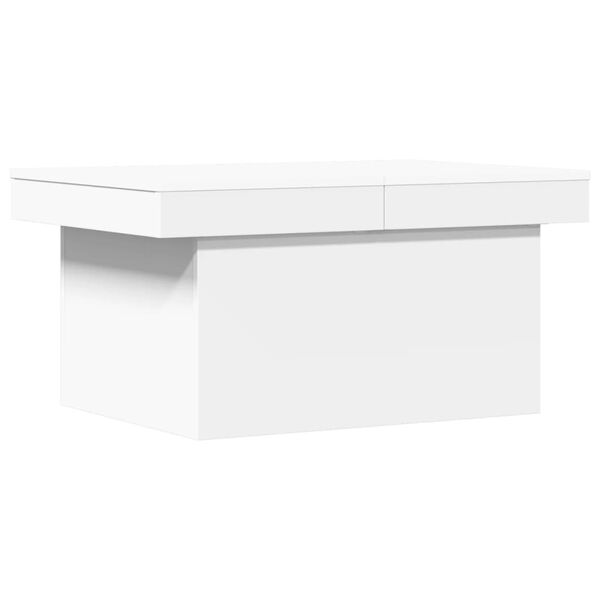 vidaXL Couchtisch Wei&szlig; 80x55x40 cm Holzwerkstoff
