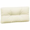 vidaXL Palettenkissen 3-tlg. Creme Stoff