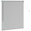vidaXL Balkenjalousien Silber 130 x 120 cm Aluminium