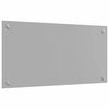 vidaXL K&uuml;chenr&uuml;ckwand 2 pcs Hellgrau 80 x 40 cm Geh&auml;rtetes Glas