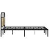 vidaXL Bettgestell ohne Matratze 140x200 cm Sonoma-Eiche Holzwerkstoff