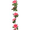vidaXL Blumengirlanden Blumen 6 Stk. Rosa 240 cm