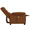 vidaXL Massagesessel mit Aufstehhilfe Braun Mikrofasergewebe