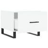 vidaXL Couchtische 2 Stk. Wei&szlig; 50x50x40 cm Holzwerkstoff