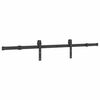 vidaXL Schiebet&uuml;rbeschlag-Set 152,5 cm Stahl Schwarz