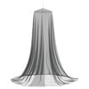 vidaXL Moskito-Netz f&uuml;r das Bett 3 stk. 156 Mesh Schwarz ⌀56 x 220 cm
