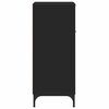 vidaXL Badezimmerschrank mit Schubladen Schwarz 39,5 x 36 x 88 cm