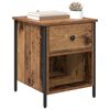 vidaXL Nachttisch 2 pcs Altholz 40 x 42 x 50 cm Holzwerkstoff