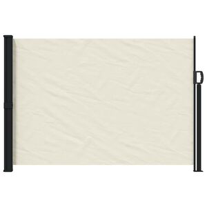 vidaXL Ausziehbares Seitenmarkise Creme 300 x 170 cm Polyester