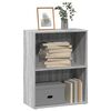 vidaXL B&uuml;cherregal Grau Sonoma 60x30x77 cm Holzwerkstoff