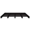 vidaXL Palettenbett Schwarz 120x190 cm Massivholz Kiefer