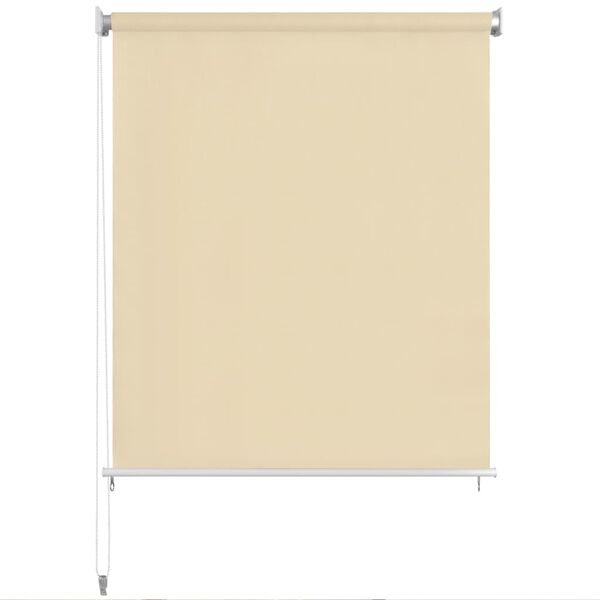 vidaXL Au&szlig;enrollo 160 x 230 cm Cremewei&szlig;