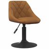 vidaXL Drehbare Esszimmerst&uuml;hle 2 pcs Braun 46 x 44 x 77,5 cm