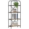 vidaXL B&uuml;cherregal Ger&auml;ucherte Eiche 60 x 30 x 146 cm Holzwerkstoff