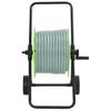 vidaXL Schlauchwagen für 60 m 1/2" Schlauch Stahl Grün