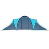 vidaXL Campingzelt 6 Personen Blau und Hellblau