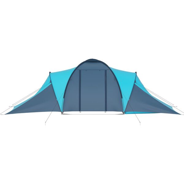vidaXL Campingzelt 6 Personen Blau und Hellblau