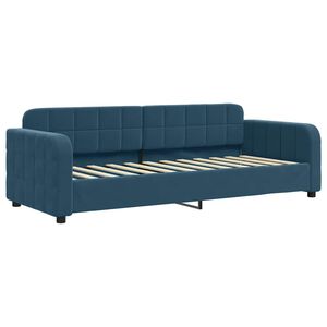 vidaXL Tagesbett Blau 80x200 cm Samt