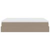 vidaXL Ottoman-Bett mit Matratze Cappuccino-Braun 140x200cm Kunstleder