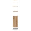 vidaXL Badezimmerschrank mit Regal Artisan-Eiche 33 x 33 x 185,5 cm
