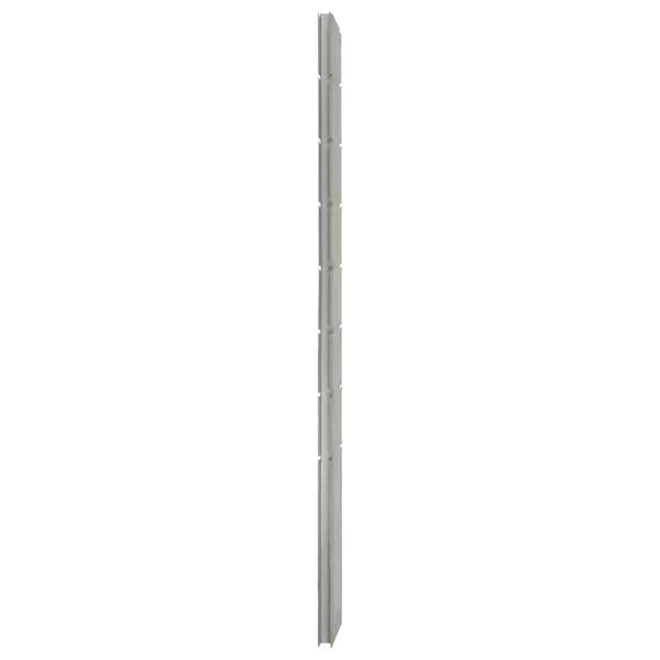 vidaXL Zaunpfosten 10 Stk. Silbern 200 cm Verzinkter Stahl